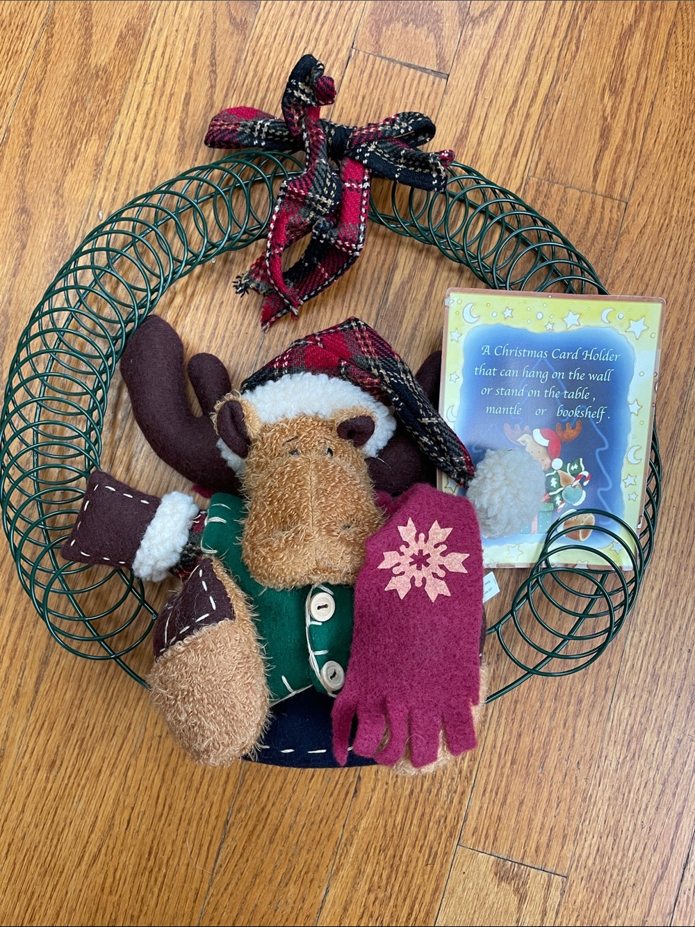 Moose Christmas Card Holder